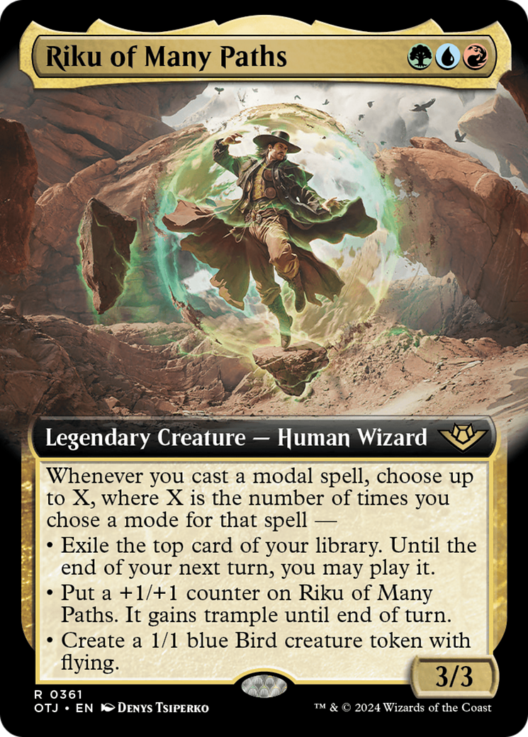 Riku of Many Paths (OTJ-361) (Extended Art) (Foil)