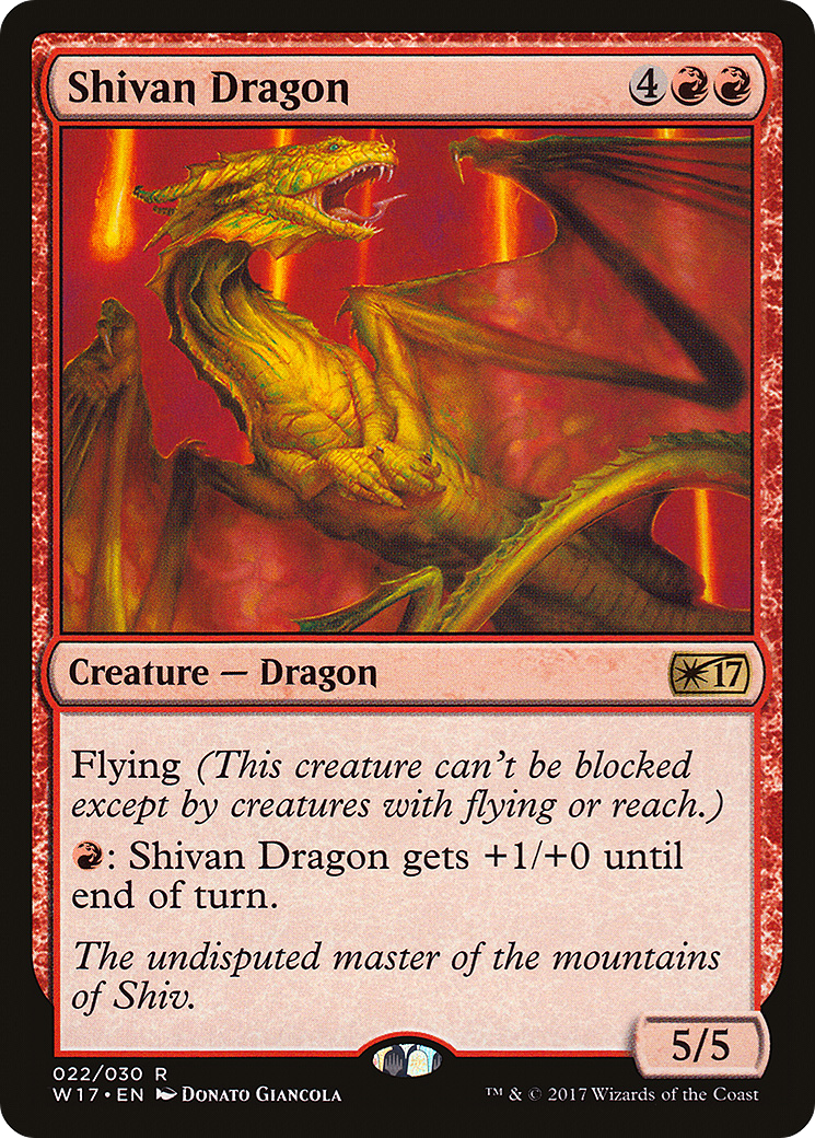 Shivan Dragon (W17-022)