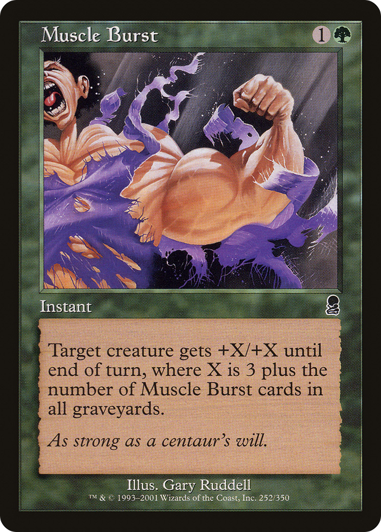 Muscle Burst (ODY-252) (Foil)