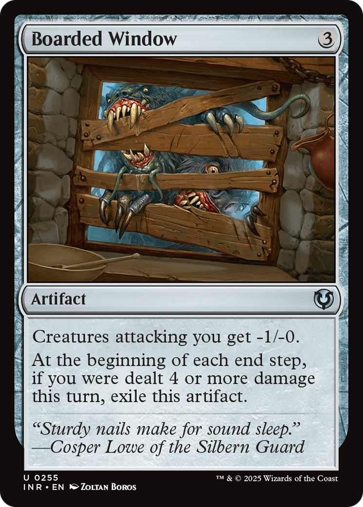 Boarded Window (INR-255) (Foil)