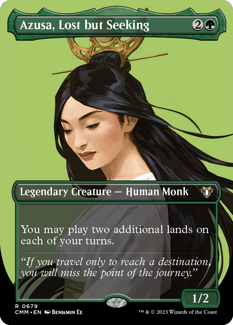 Azusa, Lost but Seeking (CMM-679) (Borderless) (Foil)