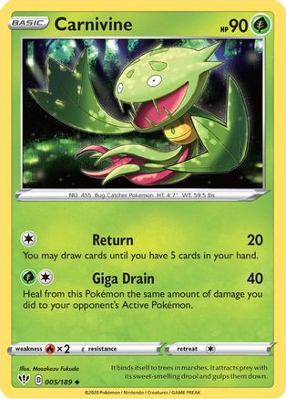 Carnivine (DAA-005) (Reverse Holofoil)
