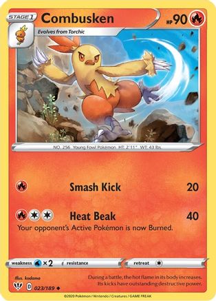 Combusken (DAA-023) (Reverse Holofoil)