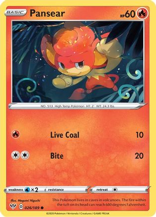 Pansear (DAA-026) (Reverse Holofoil)