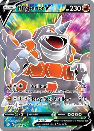 Rhyperior V (Full Art) (DAA-181) (Holofoil)