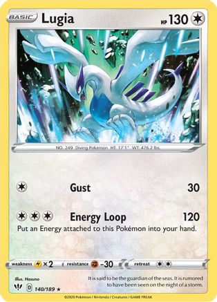 Lugia (DAA-140) (Reverse Holofoil)