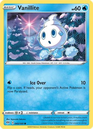 Vanillite (DAA-045) (Reverse Holofoil)