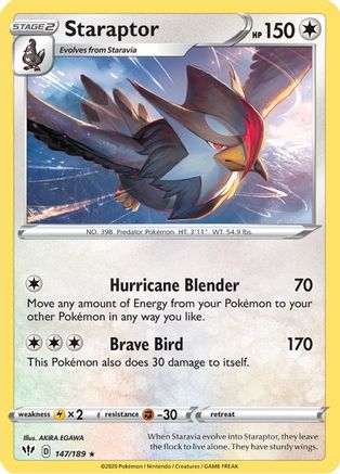 Staraptor (DAA-147) (Reverse Holofoil)