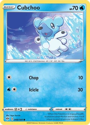 Cubchoo (DAA-048) (Reverse Holofoil)