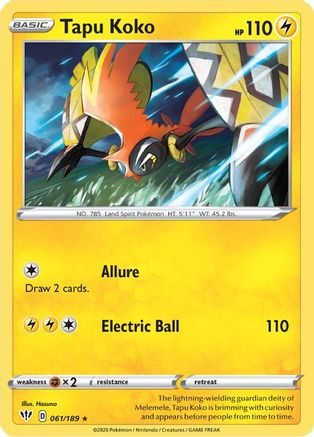 Tapu Koko (DAA-061) (Holofoil)