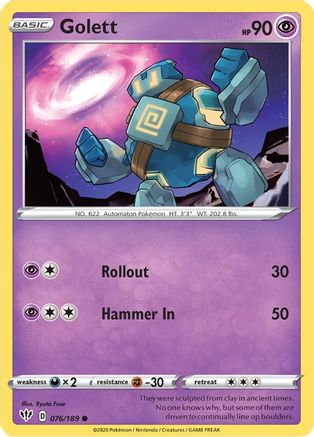 Golett (DAA-076) (Reverse Holofoil)