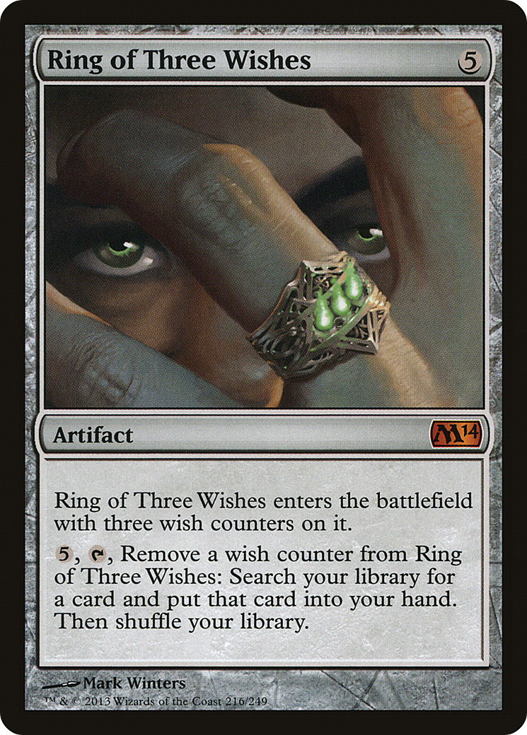 Ring of Three Wishes (M14-216) (Foil)