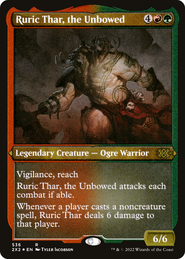 Ruric Thar, the Unbowed (2X2-536) (Etched Foil)