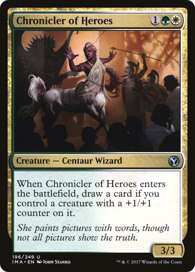 Chronicler of Heroes (IMA-196) (Foil)
