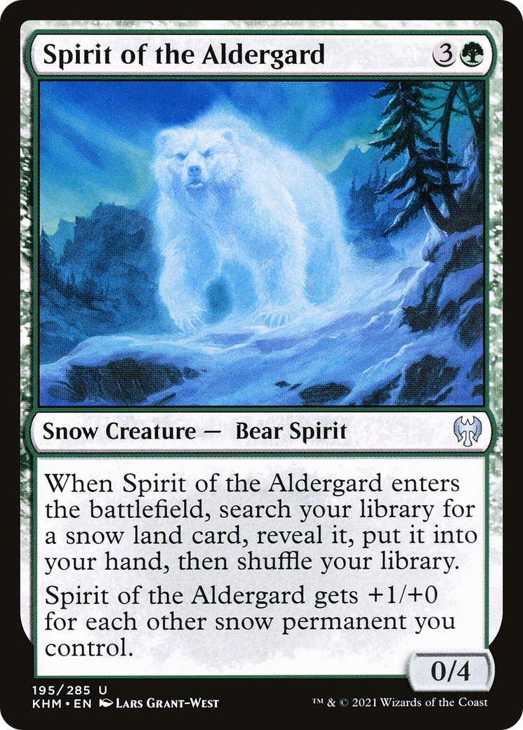 Spirit of the Aldergard (KHM-195) (Foil)