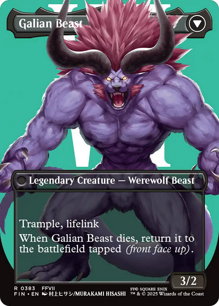 Vincent Valentine // Galian Beast (FIN-383) (Borderless)