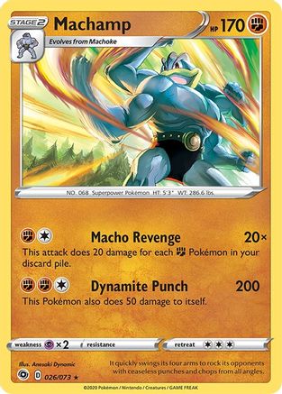 Machamp (CPA-026) (Reverse Holofoil)