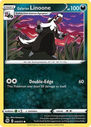 Galarian Linoone (CPA-036) (Reverse Holofoil)