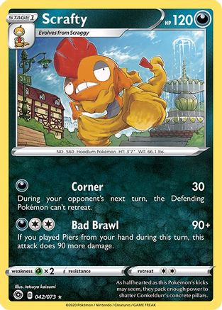 Scrafty (CPA-042) (Holofoil)