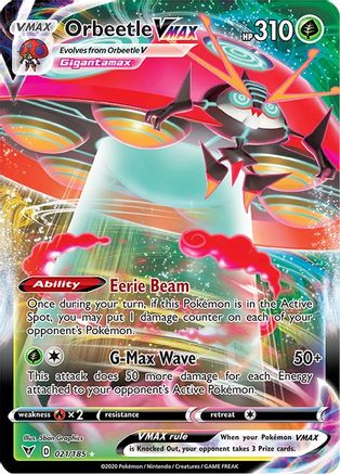 Orbeetle VMAX (VIV-021) (Holofoil)