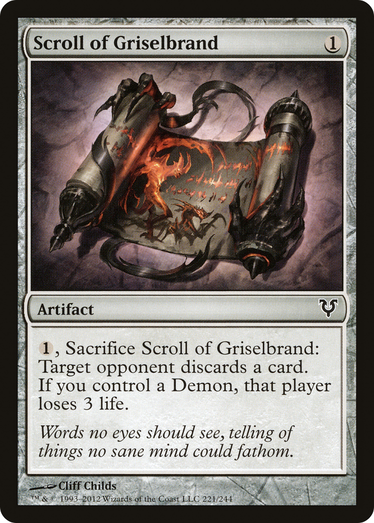 Scroll of Griselbrand (AVR-221) (Foil)