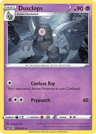 Dusclops (VIV-070) (Reverse Holofoil)