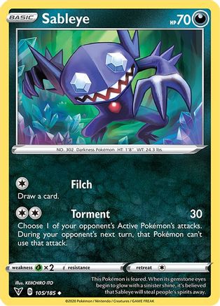 Sableye (VIV-105) (Reverse Holofoil)