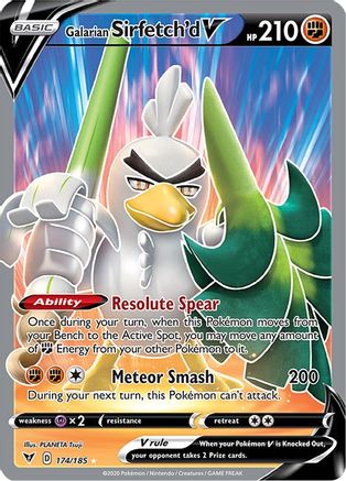 Galarian Sirfetch'd V (Full Art) (VIV-174) (Holofoil)