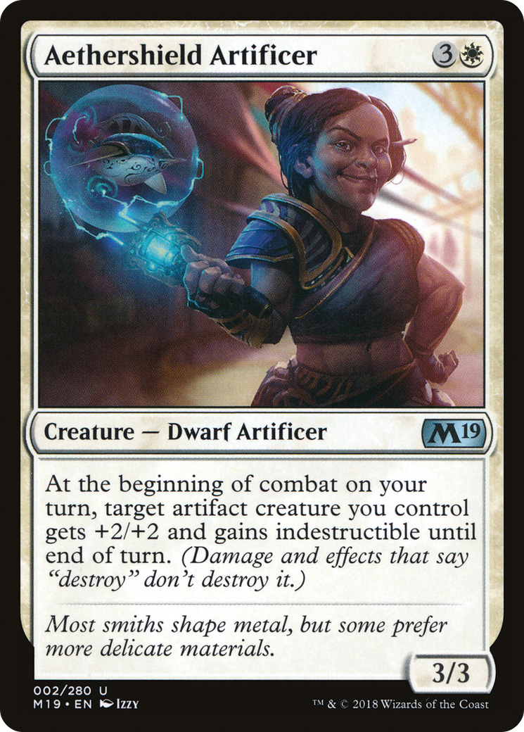 Aethershield Artificer (M19-002) (Foil)
