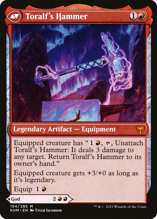 Toralf, God of Fury // Toralf's Hammer (KHM-154) (Foil)