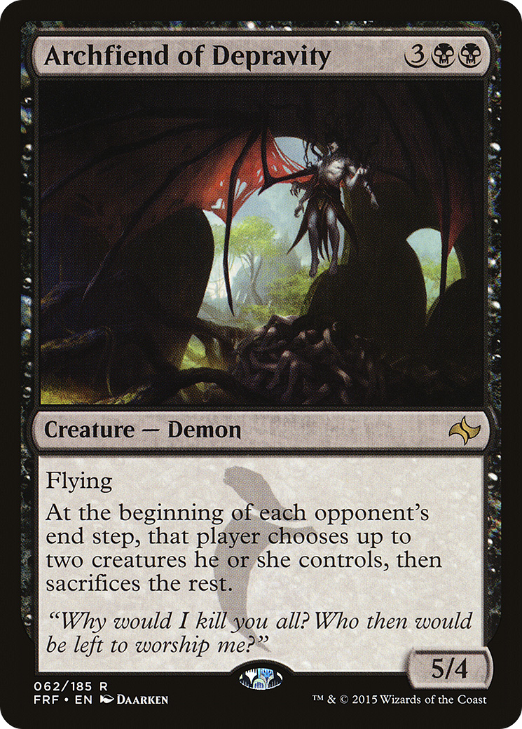 Archfiend of Depravity (FRF-062)