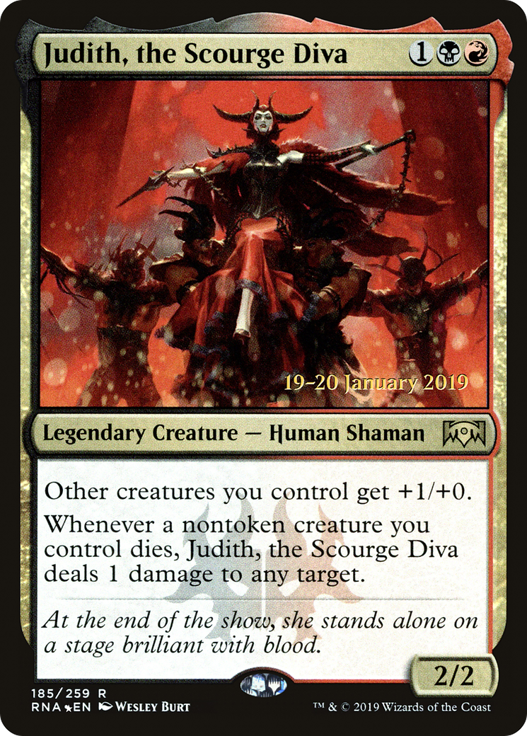 Judith, the Scourge Diva (PRE-185S) (Foil)