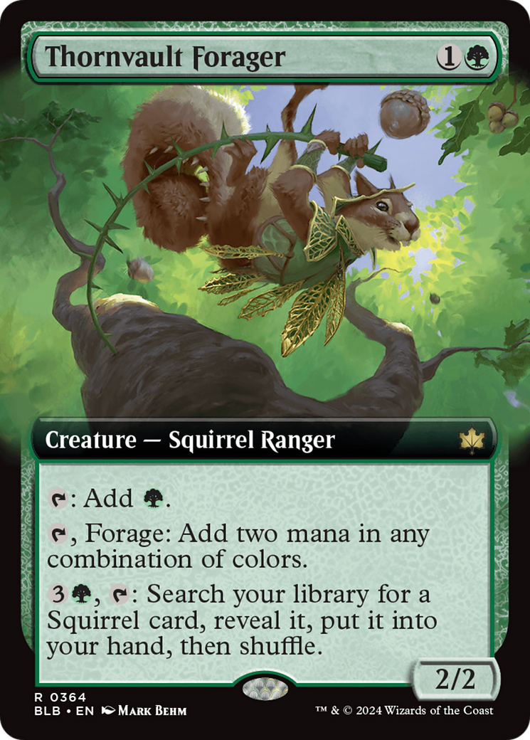 Thornvault Forager (BLB-364) (Extended Art) (Foil)