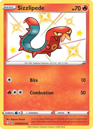 Sizzlipede (SHFSV-SV018) (Holofoil)