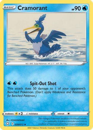 Cramorant (SHF-028) (Reverse Holofoil)