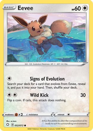 Eevee (SHF-052) (Reverse Holofoil)