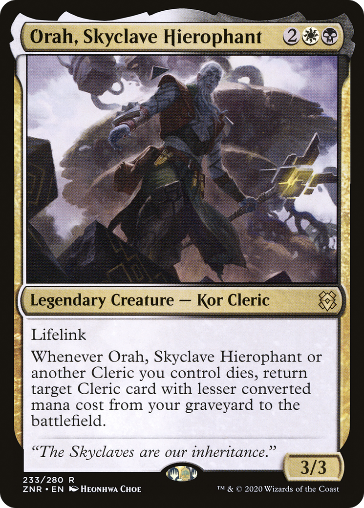 Orah, Skyclave Hierophant (ZNR-233) (Foil)