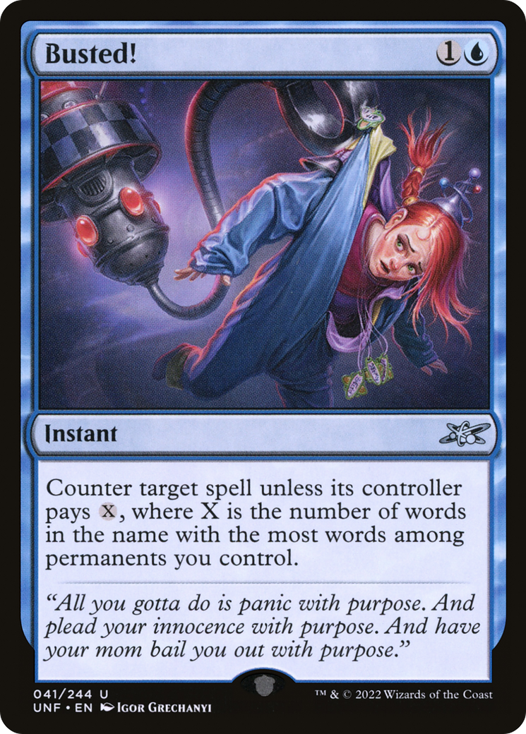 Busted! (UNF-041) (Foil)