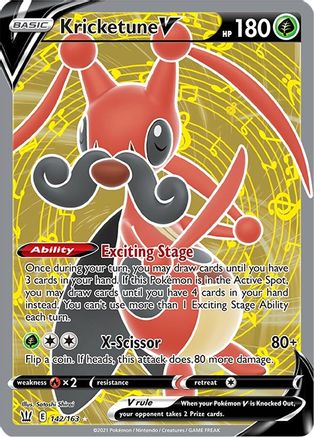Kricketune V (Full Art) (BST-142) (Holofoil)