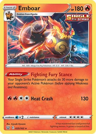 Emboar (BST-025) (Holofoil)