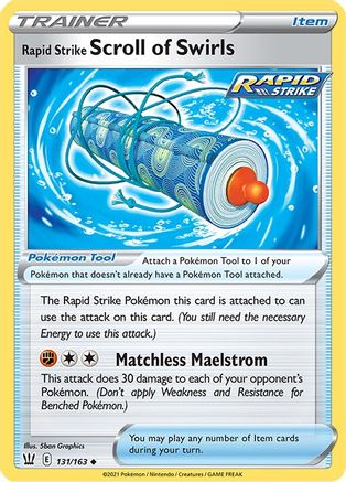 Rapid Strike Scroll of Swirls (BST-131) (Reverse Holofoil)