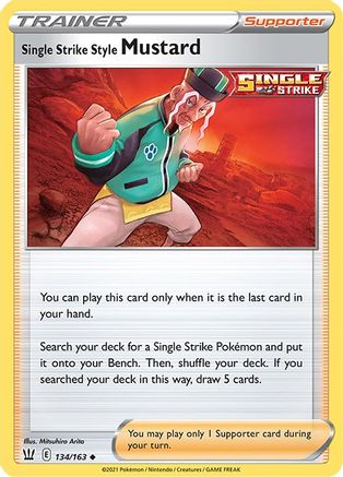 Single Strike Style Mustard (BST-134) (Reverse Holofoil)