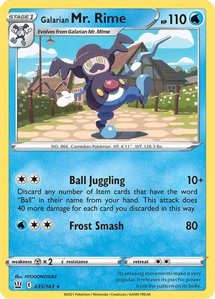 Galarian Mr. Rime (BST-035) (Reverse Holofoil)