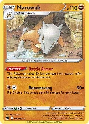 Marowak (BST-070) (Reverse Holofoil)