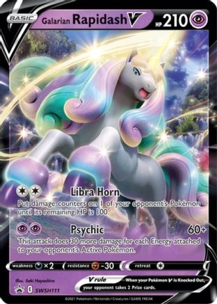 Galarian Rapidash V (SSP-SWSH111) (Holofoil)