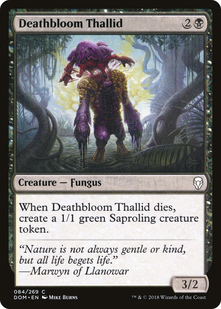 Deathbloom Thallid (DOM-084) (Foil)