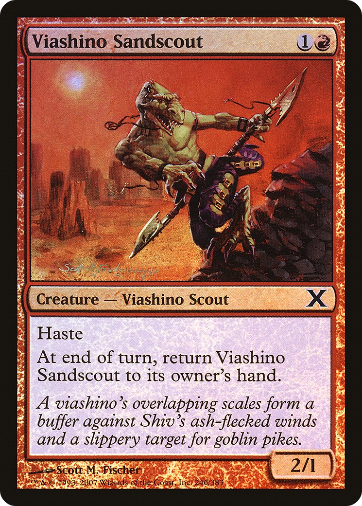 Viashino Sandscout (10E-246★) (Foil)