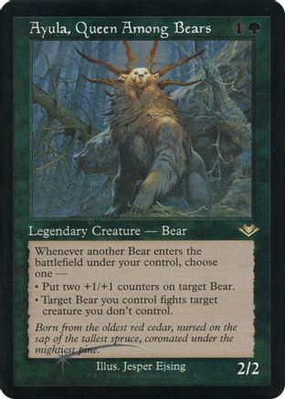 Ayula, Queen Among Bears (Retro Frame) (H1R-019) (Etched Foil)