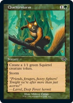 Chatterstorm (Retro Frame) (MH2-411) (Etched Foil)