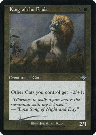 King of the Pride (Retro Frame) (H1R-004) (Etched Foil)
